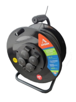 Удлинитель силовой АYGER КГ 3х1,5  30м  на металлической катушке IP 44 (c/з)