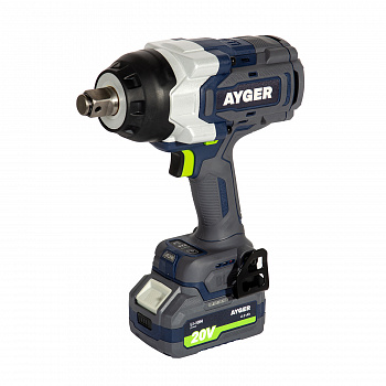 AYGER Гайковерт аккумуляторный бесщеточный APW20/2200